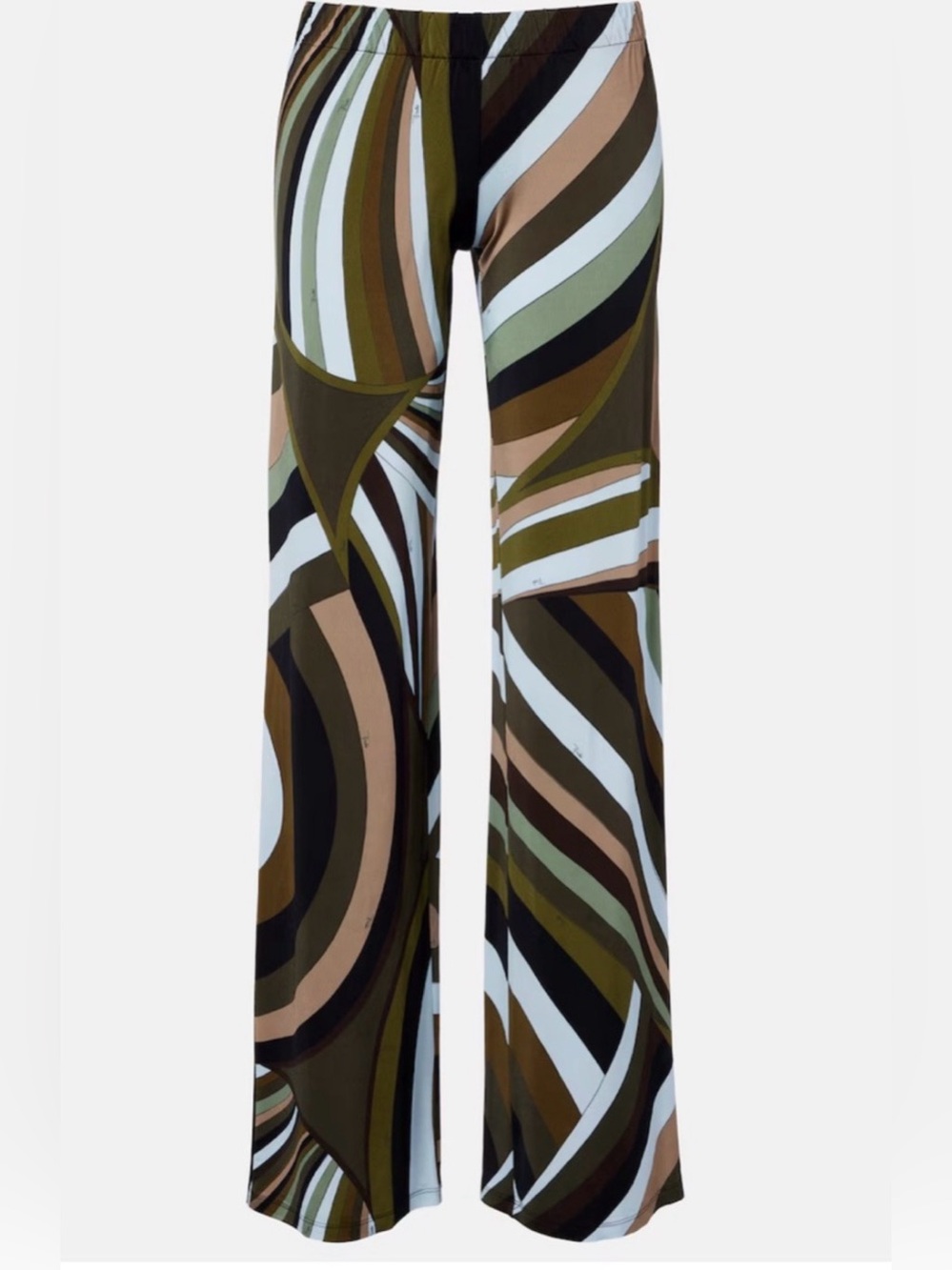 Pucci
Printed satin jersey wide-leg pants